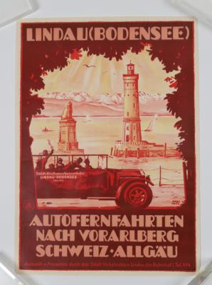 LINDAU (BODENSEE) AUTOFAHRTEN NACH VORARLBERG..... - Manifesti e insegne pubblicitarie