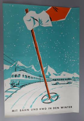 MIT BAHN UND KWD IN DEN WINTER - Posters and Advertising Art