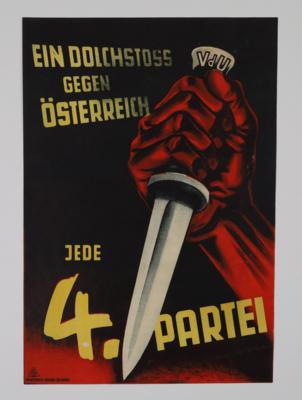 POLITIK, Konvolut (5 Stück) - Plakate & Reklame