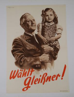 WÄHLT GLEISSNER ! - Posters and Advertising Art