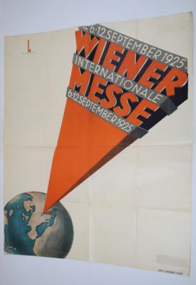 WIENER INTERN. MESSE 1925 - Manifesti e insegne pubblicitarie