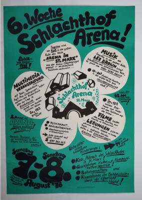 6. WOCHE SCHLACHTHOF ARENA - Posters and Advertising Art