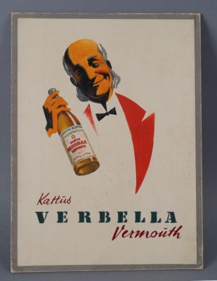 KATTUS VERBELLA VERMOUTH - Plakate & Reklame