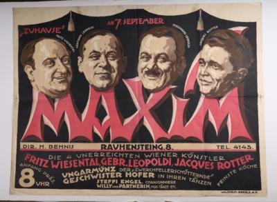 MAXIM - Plakate & Reklame