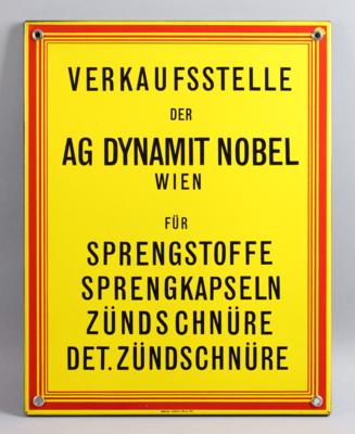 VERKAUFSSTELLE der AG DYNAMIT NOBEL WIEN - Plakáty a reklama