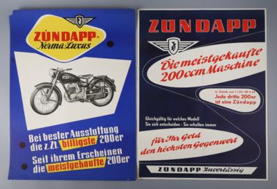 ZÜNDAPP, Konvolut (4 Stück) - Posters and Advertising Art
