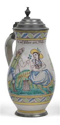 Pear-shaped jug, - Starožitnosti