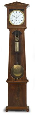 A longcase lantern clock - Antiques: Clocks, Metalwork, Asiatica, Faience, Folk art, Sculptures