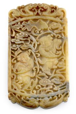 Chinese amulet, - Antiquariato - orologi, metalli lavorati, asiatica, ceramica faentinas, arte popolare, sculture