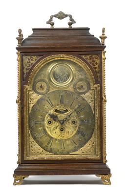 Große Barock Stockuhr "Joh. Sachs in Wien" - Antiquitäten - Uhren, Metallarbeiten, Asiatika, Fayencen, Volkskunst, Skulpturen