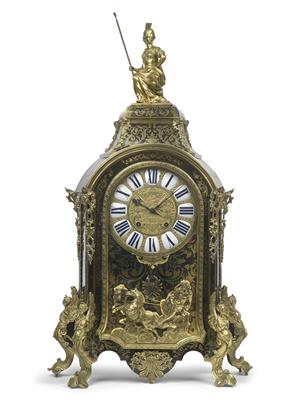 Große Louis XV Boulle Pendule"Foullé Paris" - Antiquitäten - Uhren, Metallarbeiten, Asiatika, Fayencen, Volkskunst, Skulpturen