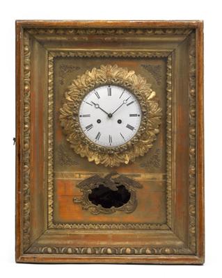 A small Biedermeier frame clock - Antiquariato - orologi, metalli lavorati, asiatica, ceramica faentinas, arte popolare, sculture