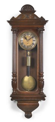 A small Historism Period wall pendulum clock from Vienna, "Anton Hawelk" - Antiquariato - orologi, metalli lavorati, asiatica, ceramica faentinas, arte popolare, sculture