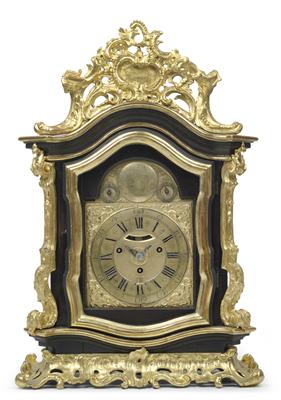 Klerikale Barock Tischuhr "Offenbarung des Johannes" - Antiquitäten - Uhren, Metallarbeiten, Asiatika, Fayencen, Volkskunst, Skulpturen
