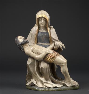 Pieta, - Antiquitäten - Uhren, Metallarbeiten, Asiatika, Fayencen, Volkskunst, Skulpturen