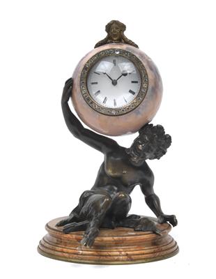Wiener Historismus Emailuhr - Antiquitäten - Uhren, Metallarbeiten, Asiatika, Fayencen, Volkskunst, Skulpturen