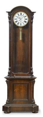 A Late Biedermeier longcase clock from Vienna, with one-month power reserve "F. Schönberger" - Starožitnosti