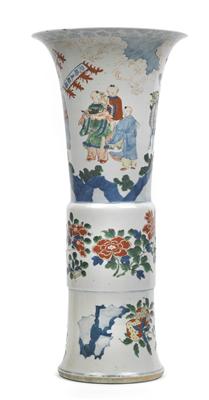 Wucai Vase, - Antiquitäten - Uhren, Metallarbeiten, Asiatika, Fayencen, Volkskunst, Skulpturen