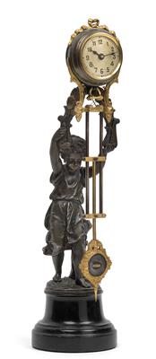 A "Mysterieuse" table clock - "Guilmet" - Antiquariato - orologi, sculture, maioliche, arte popolare