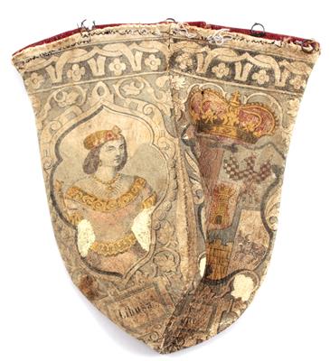 An alms purse, - Antiquariato - orologi, sculture, maioliche, arte popolare