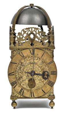 A Baroque lantern clock from England - Antiques: Clocks, Sculpture, Faience, Folk Art