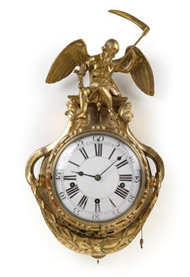 A Josephinian cartel clock - Antiques: Clocks, Sculpture, Faience, Folk Art