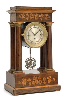 A small Biedermeier portico clock - Antiquariato - orologi, sculture, maioliche, arte popolare