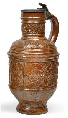 A 'Kurfürstenkrug' tankard, - Starožitnosti