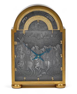 A brass table clock - "Duc de Berry" - Antiquariato - orologi, sculture, maioliche, arte popolare