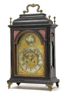 A Baroque bracket clock from Vienna, - Antiques: Clocks, Sculpture, Faience, Folk Art