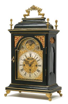 A Baroque bracket clock with muted escapement - Antiques: Clocks, Sculpture, Faience, Folk Art