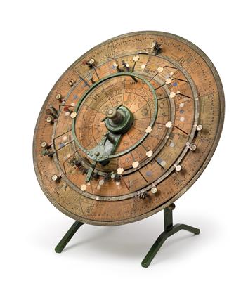 A rare c. 1920 astronomical-astrological Planetarium - Clocks, Metalwork, Faience, Folk Art, Sculptures +Antique Scientific Instruments and Globes