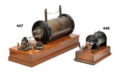 A c. 1910 induction Coil - Clocks, Metalwork, Faience, Folk Art, Sculptures +Antique Scientific Instruments and Globes