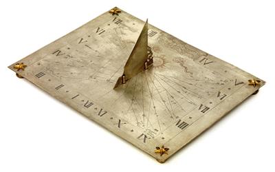 An early 18th century horizontal Sundial - Starožitnosti  +Historické vědecké přístroje a globusy