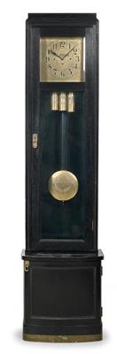 An art nouveau long-case clock - Starožitnosti  +Historické vědecké přístroje a globusy