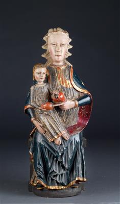 A Mariazell Madonna of Grace, - Clocks, Metalwork, Faience, Folk Art, Sculptures +Antique Scientific Instruments and Globes