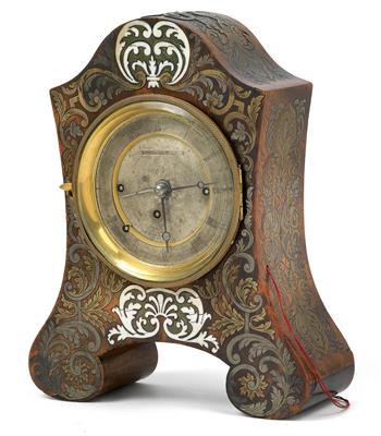 A Biedermeier travelling clock from Austria, with alarm function - Clocks, Metalwork, Faience, Folk Art, Sculptures +Antique Scientific Instruments and Globes