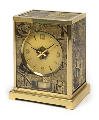 A table clock JaegerLeCoultre ATMOS "Sailing Ship" - Orologi, metalli lavorati, arte popolare e ceramica faentina, sculture  +Strumenti scientifici e globi d'epoca