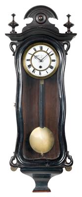 A Late Biedermeier miniature wall pendulum clock from Vienna, - Clocks, Metalwork, Faience, Folk Art, Sculptures +Antique Scientific Instruments and Globes