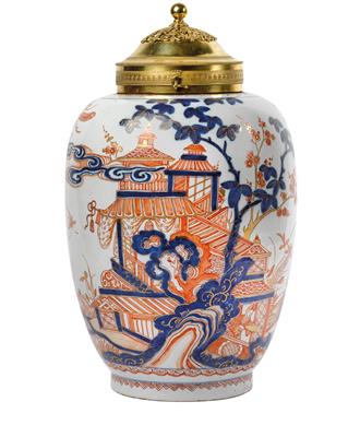 A Delft doré vase, - Antiques: Clocks, Sculpture, Faience, Folk Art, Vintage, Metalwork