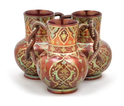 Three intertwining vases, - Starožitnosti