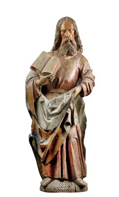 A Gothic apostle, - Antiquariato - orologi, sculture, maioliche, arte popolare