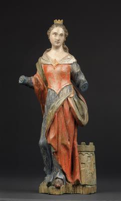 St Barbara, - Antiquariato - orologi, sculture, maioliche, arte popolare
