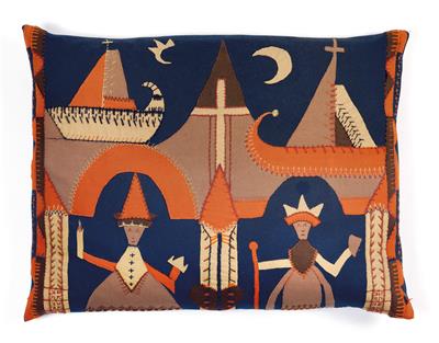 Luise Schäfer (Kiel 7.2.1901) - cushion "Lichtwärts", - Starožitnosti