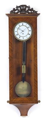 A Late Biedermeier wall pendulum clock - Antiques: Clocks, Sculpture, Faience, Folk Art, Vintage, Metalwork