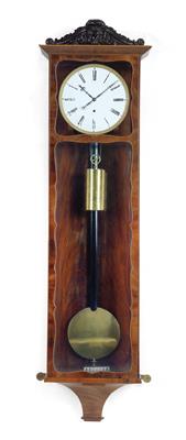 A Biedermeier wall-mounted pendulum clock, with 1 month power reserve, - Antiquariato - orologi, sculture, maioliche, arte popolare