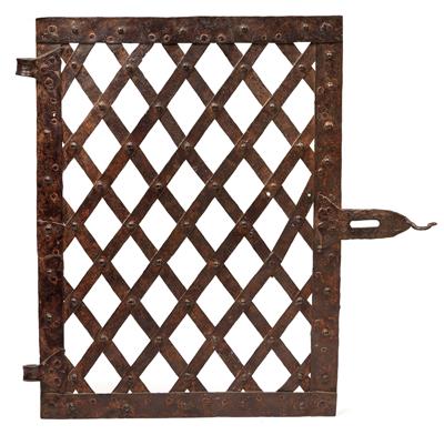 Latticework door, - Antiques: Clocks, Sculpture, Faience, Folk Art, Vintage