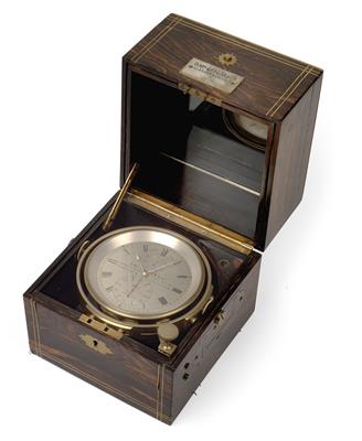 A Navy chronometer "Mc Gregor & Co." - Antiquariato - orologi, sculture, maioliche, arte popolare