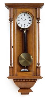 A miniature wall-mounted pendulum clock from Prague, with 1 month power reserve, - Antiques: Clocks, Sculpture, Faience, Folk Art, Vintage