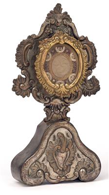 A reliquary, - Antiques: Clocks, Sculpture, Faience, Folk Art, Vintage